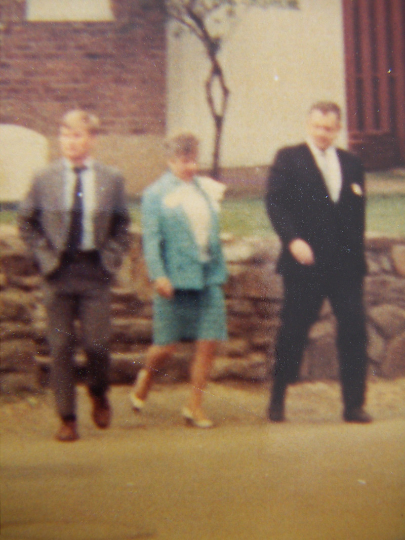 1968 Parents Weekend, leaving Fraternity House at Blacksburg, VA, Virginia Polytechnic Institute and State University